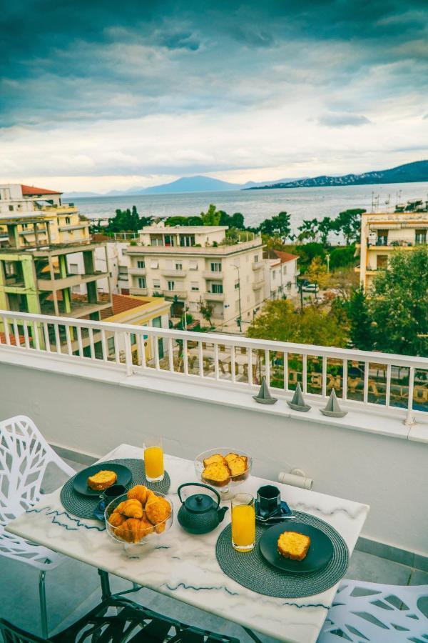 Sea View Luxury Apartment Volos Ngoại thất bức ảnh